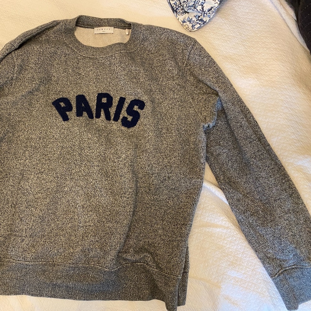 Sandro Paris Applique Sweatshirt